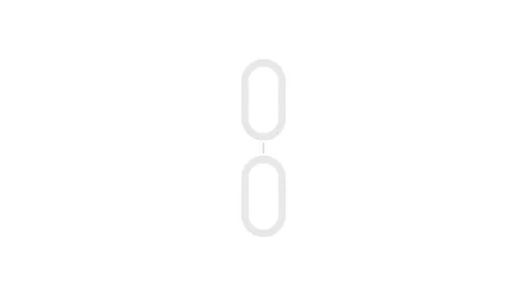 Link icon featuring two interconnected links, symbolizing connectivity and .. Stock Footage 333909494