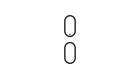 Link icon featuring two interconnected links, symbolizing connectivity and .. Stock Footage 334037444