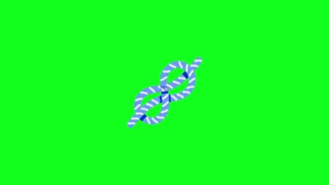 Link icon on green background Vidéo 330216957