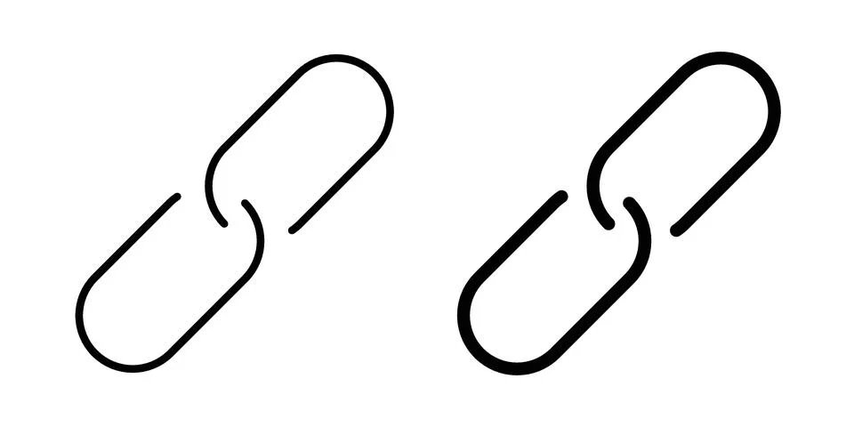Link icon Illustration Eps10 for web or app Stock Illustration