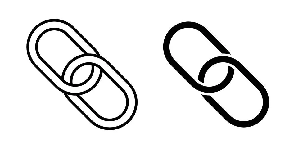 Link icon vector design. EPS10 Stock Illustration