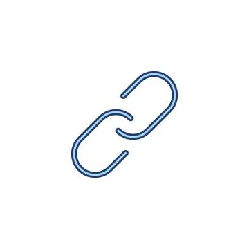 Link icon vector. Hyperlink chain sign and symbol Stock Illustration