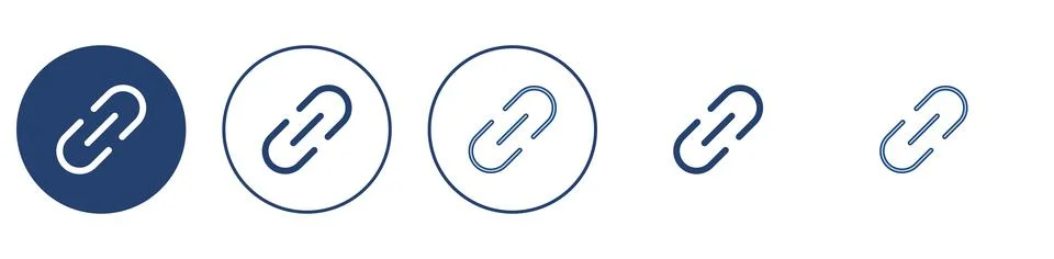 Link icon vector. Hyperlink chain sign and symbol Stock Illustration