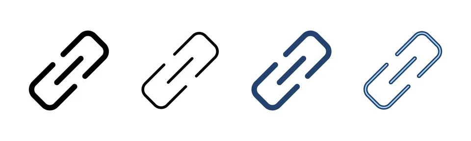 Link icon vector. Hyperlink chain sign and symbol Stock Illustration