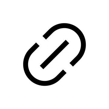 Link icon vector. Hyperlink chain sign and symbol Stock Illustration