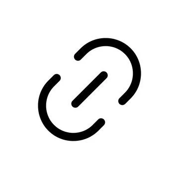 Link icon vector. Hyperlink chain sign and symbol Stock Illustration