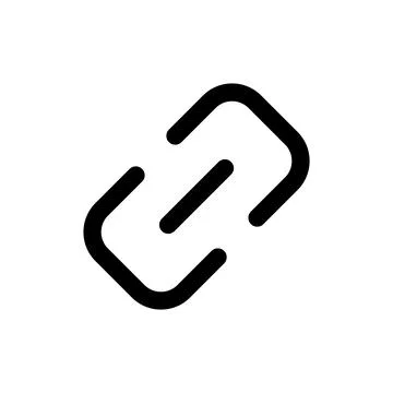 Link icon vector. Hyperlink chain sign and symbol Stock Illustration