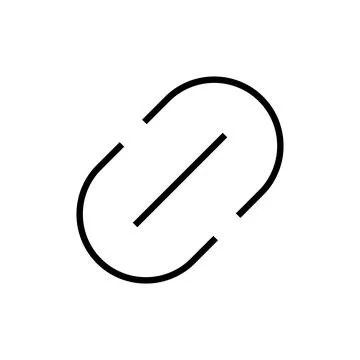 Link icon vector. Hyperlink chain sign and symbol Stock Illustration