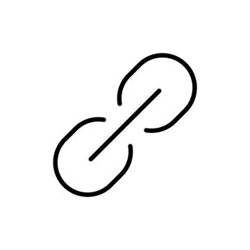 Link icon vector. Hyperlink chain sign and symbol Stock Illustration