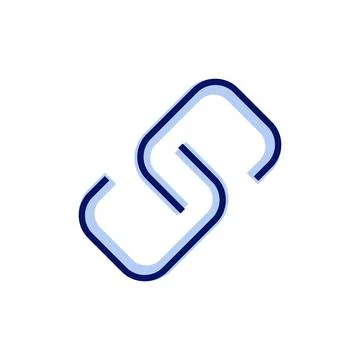 Link icon vector. Hyperlink chain sign and symbol Stock Illustration