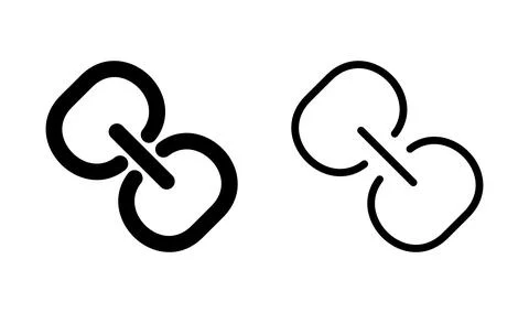 Link icon vector. Hyperlink chain icon Stock-Illustration