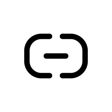 Link icon vector illustration. Hyperlink chain sign and symbol Stock Illustration