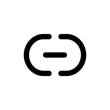 Link icon vector illustration. Hyperlink chain sign and symbol Stock Illustration