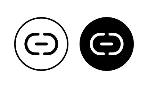 Link icon vector illustration. Hyperlink chain sign and symbol Stock Illustration