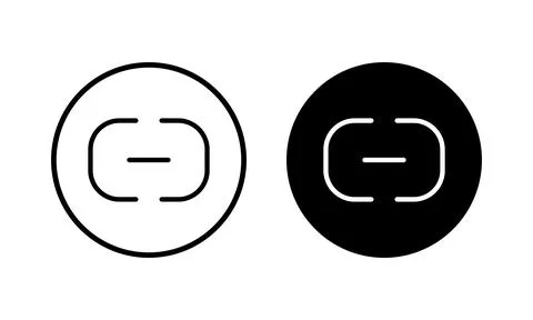 Link icon vector illustration. Hyperlink chain sign and symbol Stock Illustration