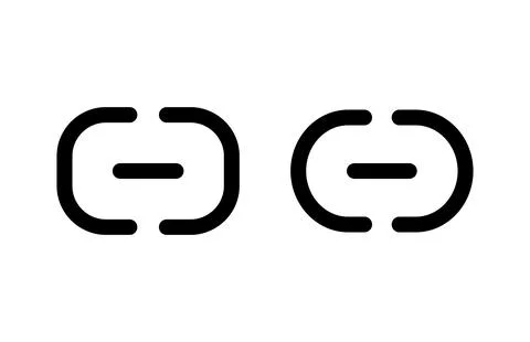 Link icon vector illustration. Hyperlink chain sign and symbol Stock Illustration