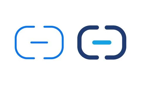 Link icon vector illustration. Hyperlink chain sign and symbol Stock Illustration