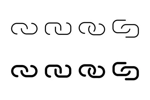 Link icon vector illustration. Hyperlink chain sign and symbol イラスト素材