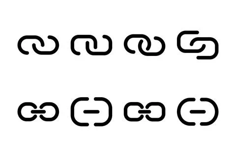 Link icon vector illustration. Hyperlink chain sign and symbol イラスト素材
