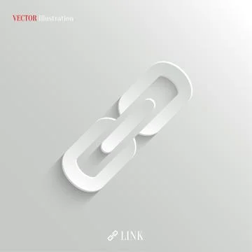 Link icon - vector web background Stock Illustration