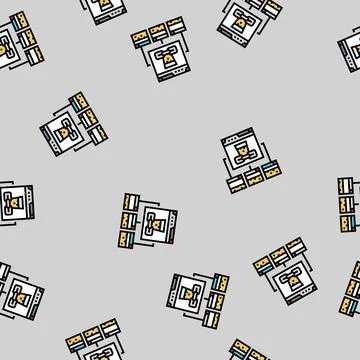 Link juice seo vector seamless pattern 스톡 일러스트