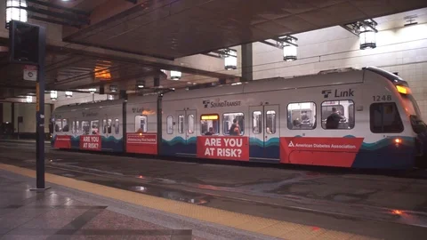 Link Light Rail Stock Footage 107020918