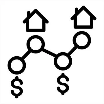 Link line icon vector illustration isolated on white background Stock Illustration