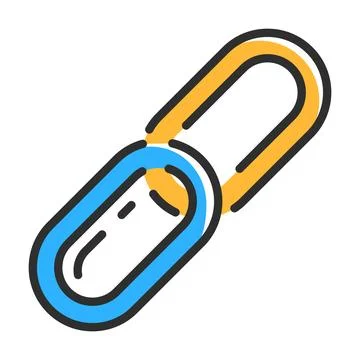Link line icon. Web, computer and mobile app symbol. Vector illustration Stock Illustration