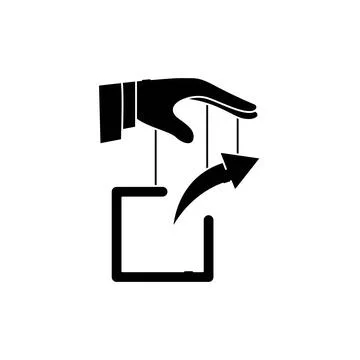 Link manipulation olor line icon. Pictogram for web page, mobile app, promo. Stock Illustration