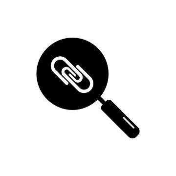 Link Search and SEO Analysis Icon Stock Illustration