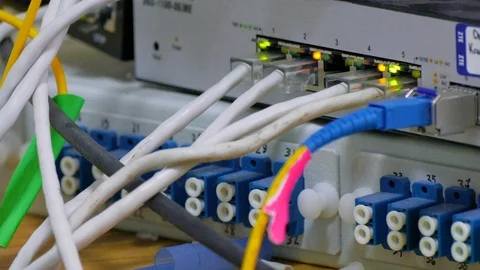 A link to the server equipment Stock-Footage 92703348
