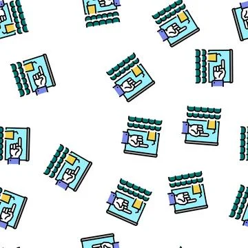 Link to strategic partners vector seamless pattern イラスト素材