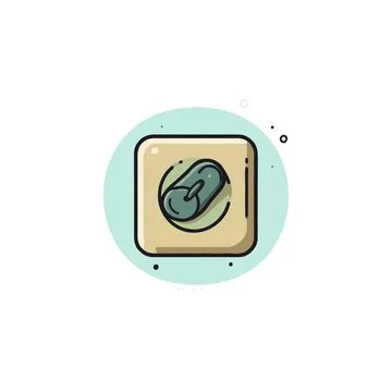 Link symbol concept, presenting a graphical icon to illustrate connectednes.. Stock Illustration