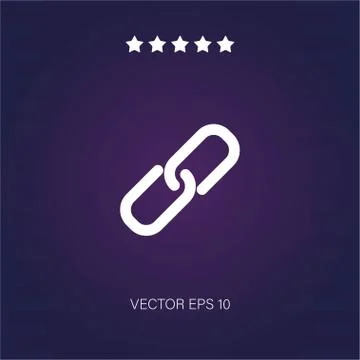Link vector icon Stock Illustration