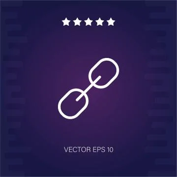 Link vector icon Stock Illustration