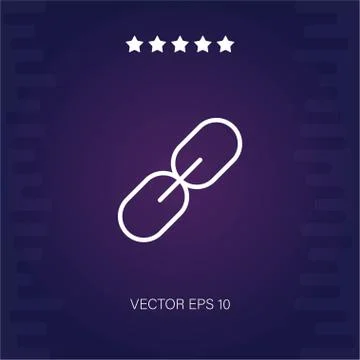 Link vector icon Stock Illustration