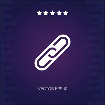 Link vector icon Stock-Illustration
