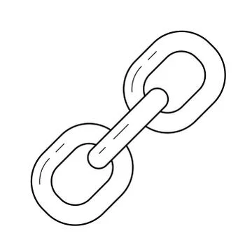 Link vector line icon. 스톡 일러스트