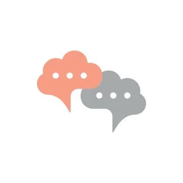 Linked brain talk symbol logo vector Illustrazione stock