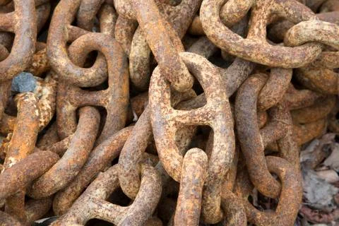 Linked Chain Background Stock Photos