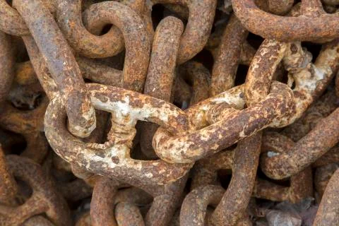 Linked Chain Background Stock Photos