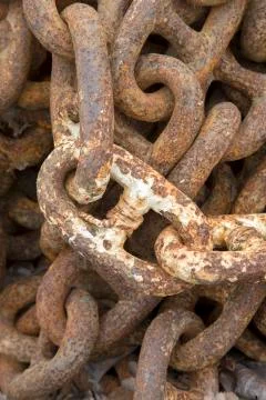 Linked Chain Background Stock Photos