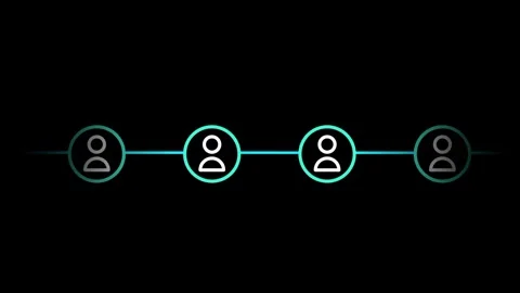 Linked Team Stock Footage 335815734