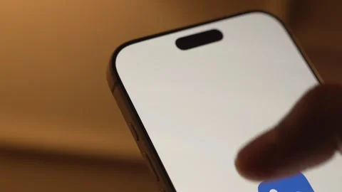 LinkedIn App Opening on Smartphone Screen Stock Footage 343415711