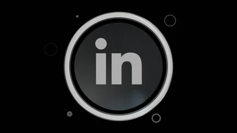 Linkedin Icon Stock Footage 129960961