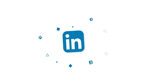 The LinkedIn Spin Logo background will help to stylize your next video. Stock Footage 100661268