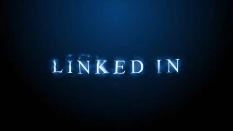 Linkedin Text Background Stock Footage 246711373