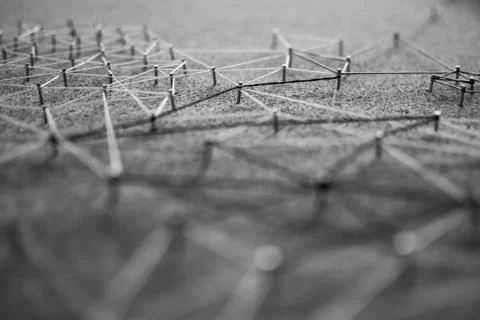 Linking entities. Network, networking, social media, connectivity, internet  Stock Photos