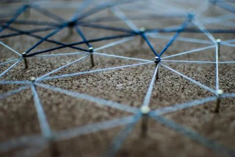 Linking entities. Network, networking, social media, connectivity, internet  Stock Photos