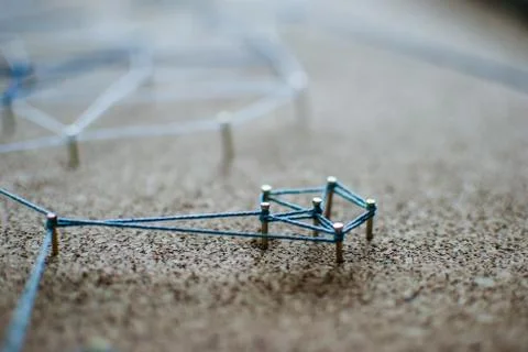 Linking entities. Network, networking, social media, connectivity, internet  Stock Photos